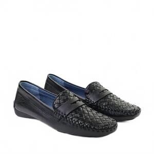 NEW ROBERT ZUR women's petra driving loafer in black